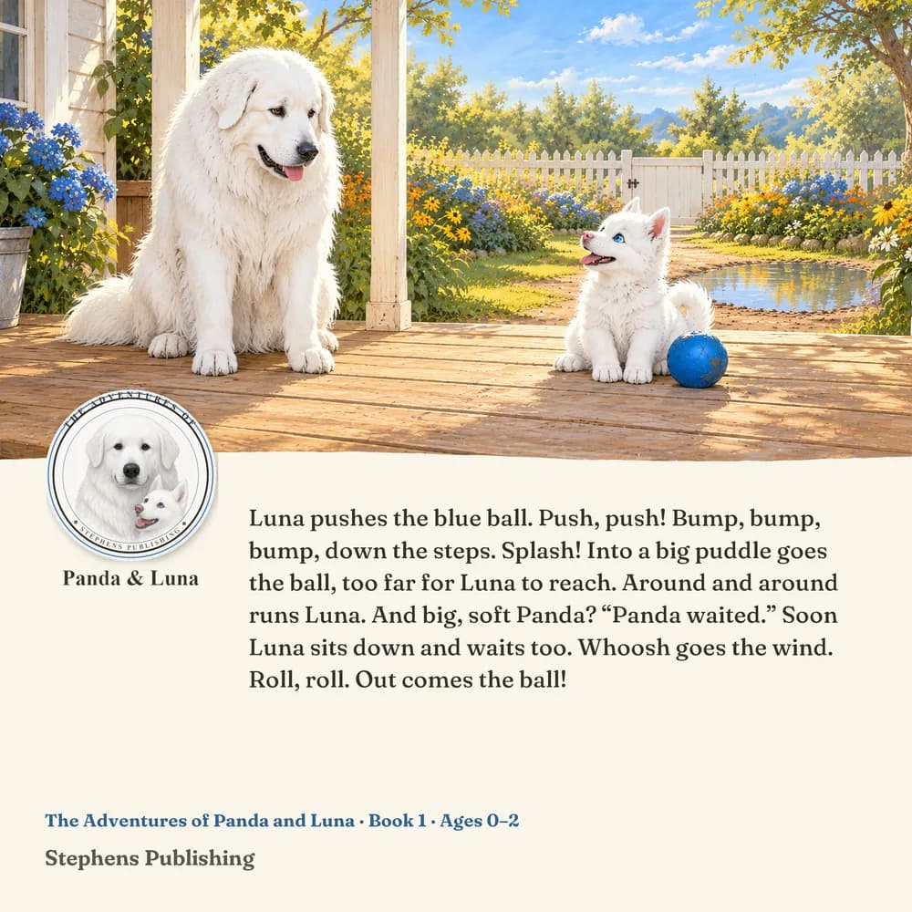 Back cover of Panda Waits