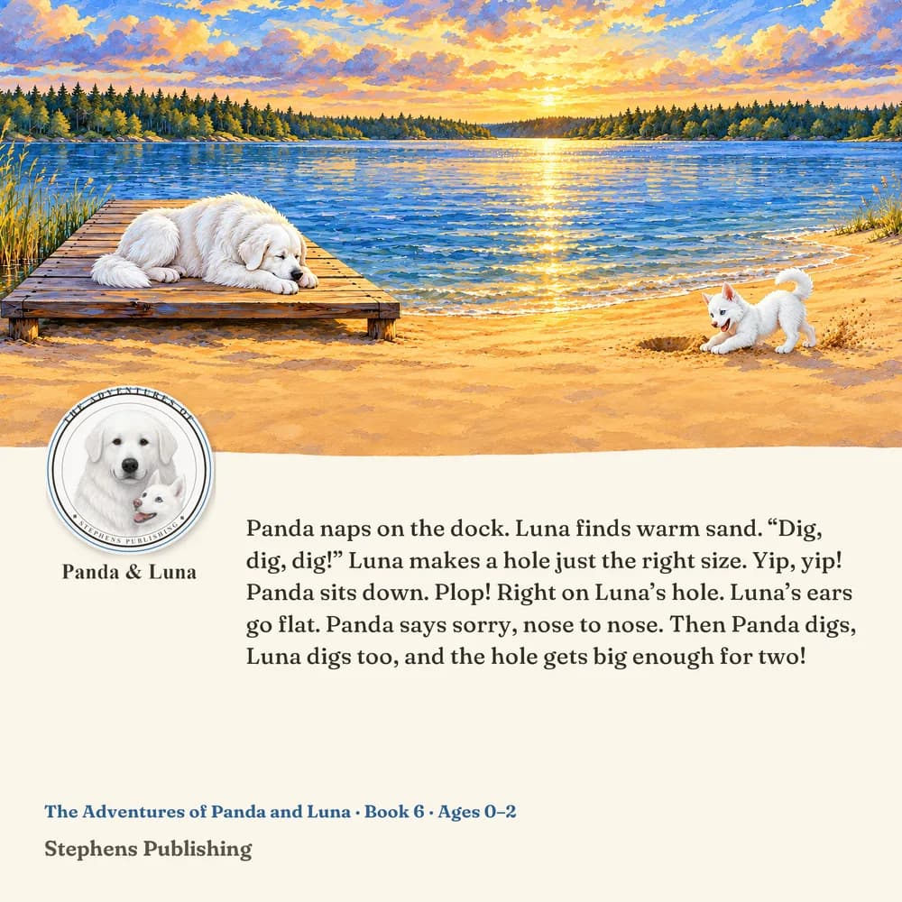 Back cover of Panda Says Sorry