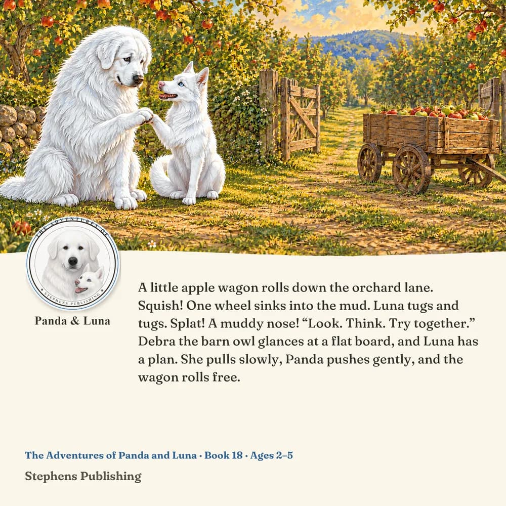 Back cover of The Little Wagon That Would Not Move