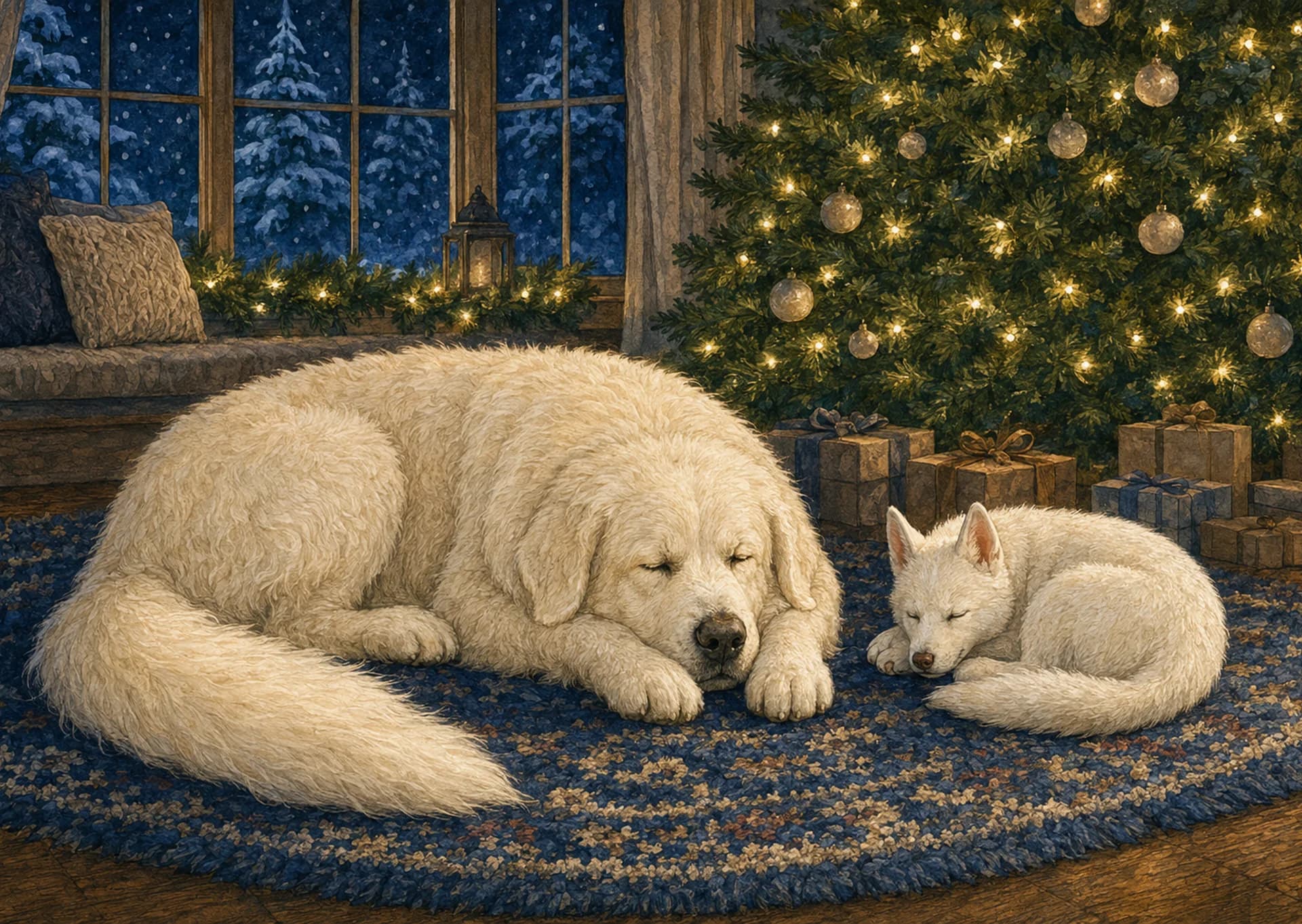 Panda & Luna 2027 Calendar illustration