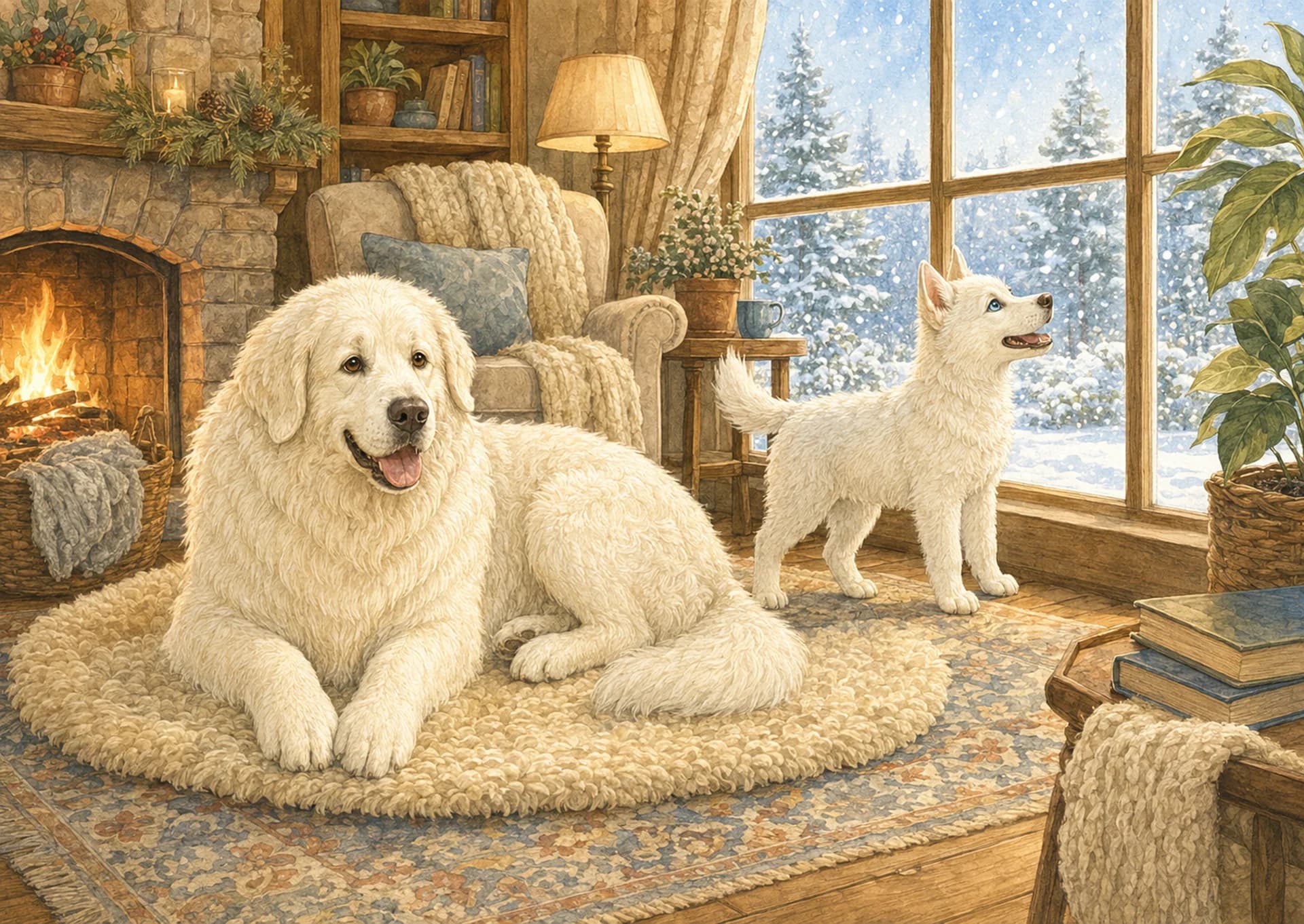 Panda & Luna 2027 Calendar illustration