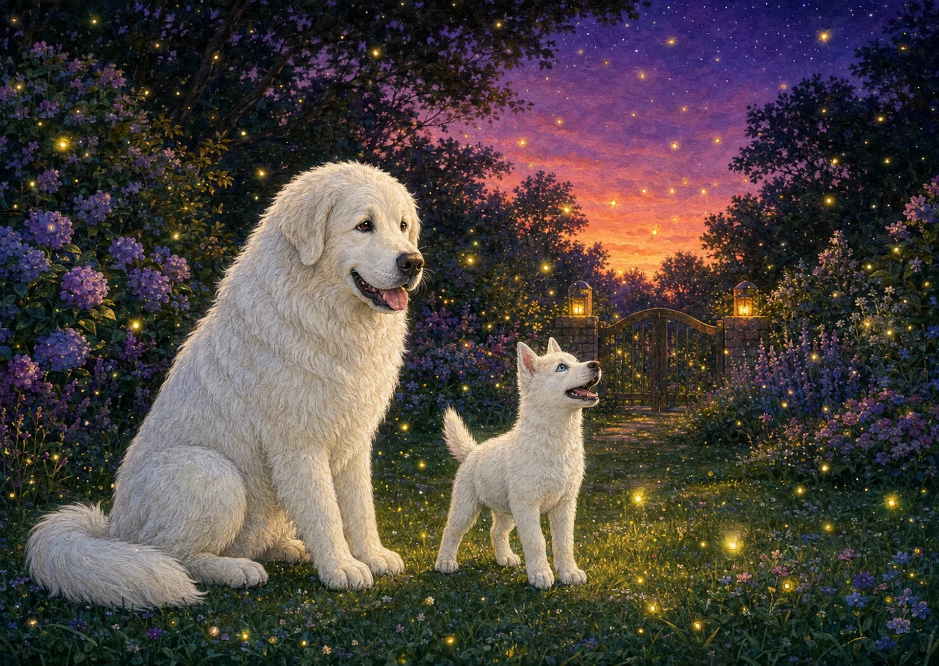 Panda & Luna 2027 Calendar illustration